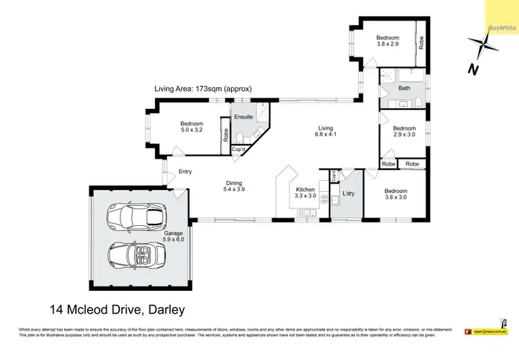 Floorplan of Homely house listing, 14 Mcleod Drive, Darley VIC 3340