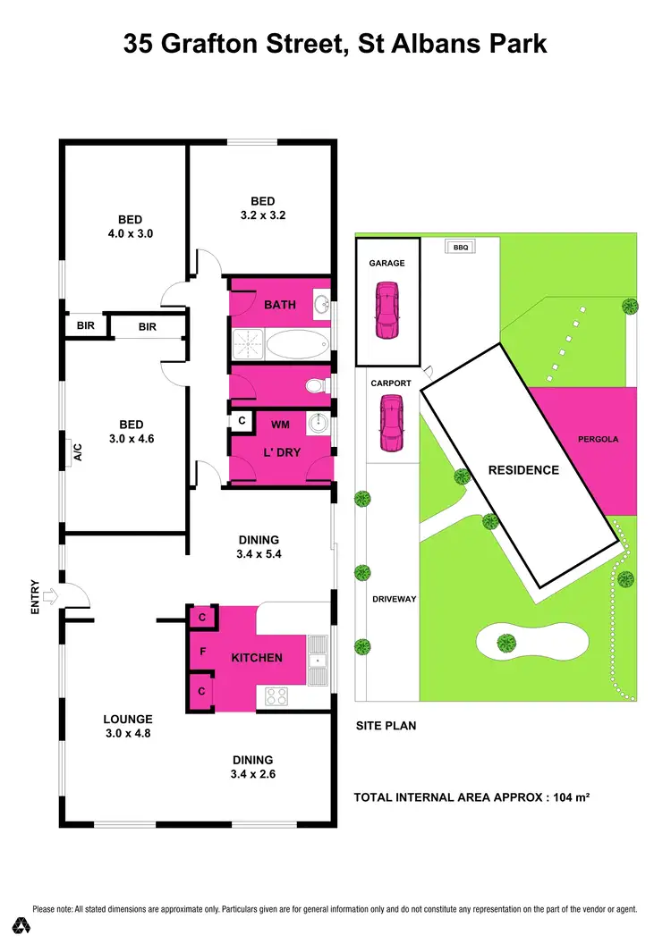 Floorplan of Homely house listing, 35 Grafton Street, St Albans Park VIC 3219
