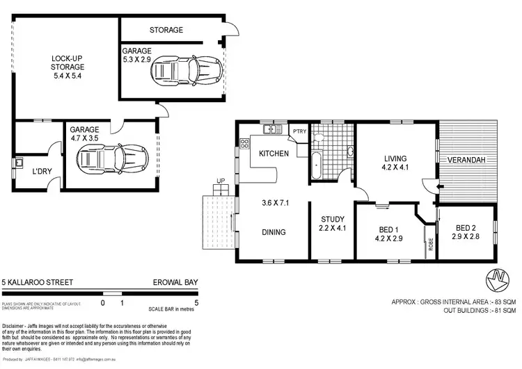 Floorplan of Homely house listing, 5 Kallaroo Road, Erowal Bay NSW 2540