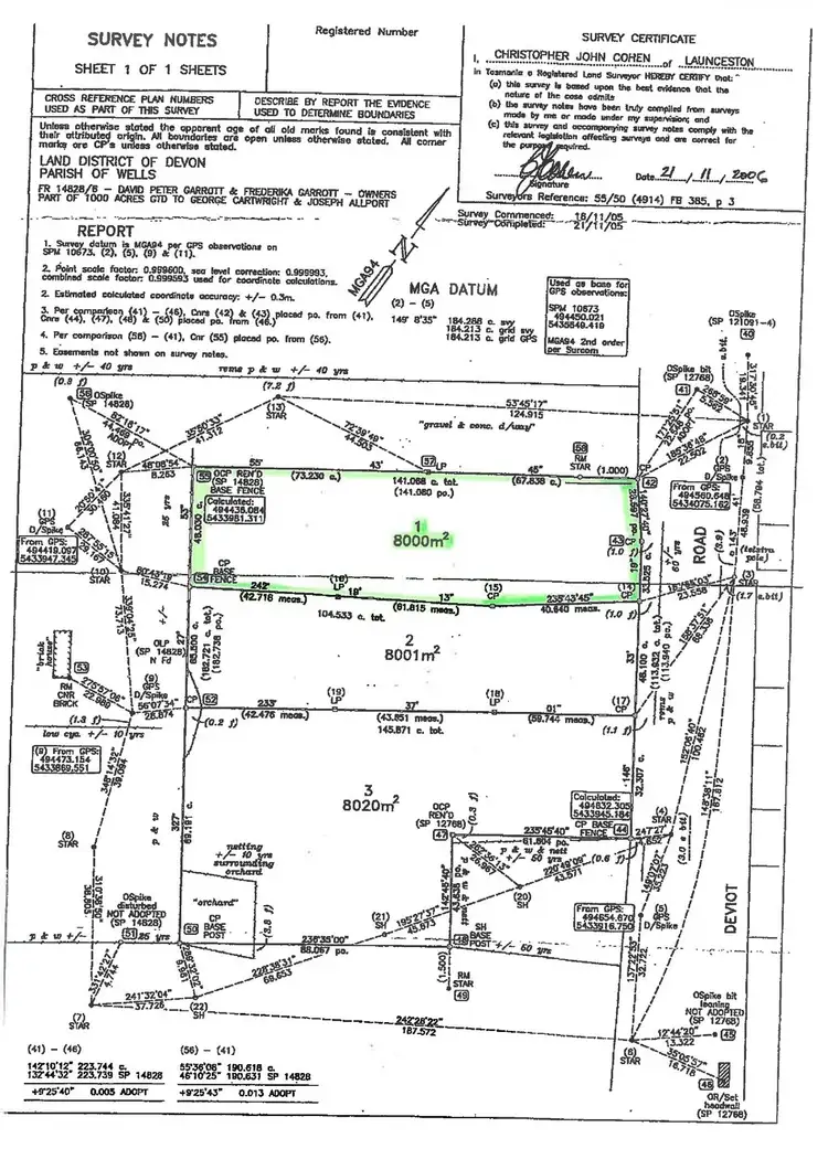 Floorplan of Homely land listing, 383 Deviot Road, Deviot TAS 7275