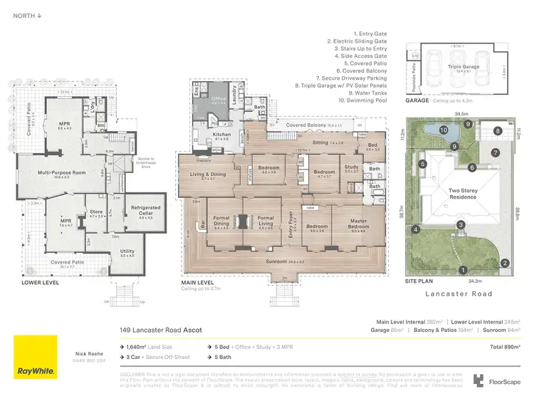 Floorplan of Homely house listing, 149 Lancaster Road, Ascot QLD 4007