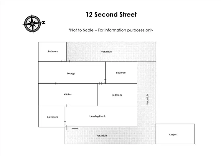 Floorplan of Homely house listing, 12 Second Street, Bordertown SA 5268