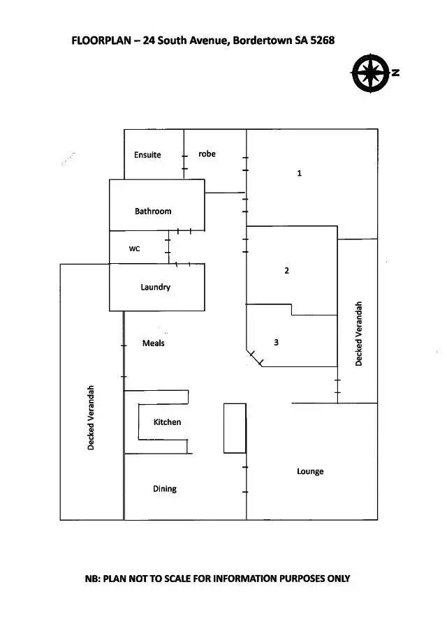 Floorplan of Homely house listing, 24 South Avenue, Bordertown SA 5268