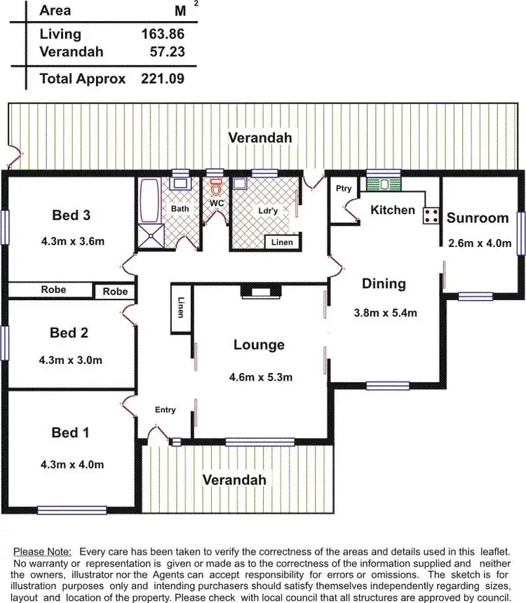 Floorplan of Homely rural property listing, 1547 Harrogate Road, Harrogate SA 5244