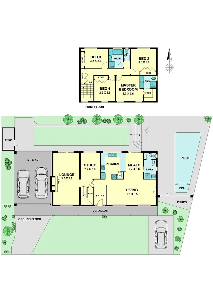 Floorplan of Homely house listing, 2 Mary Street, Essendon VIC 3040