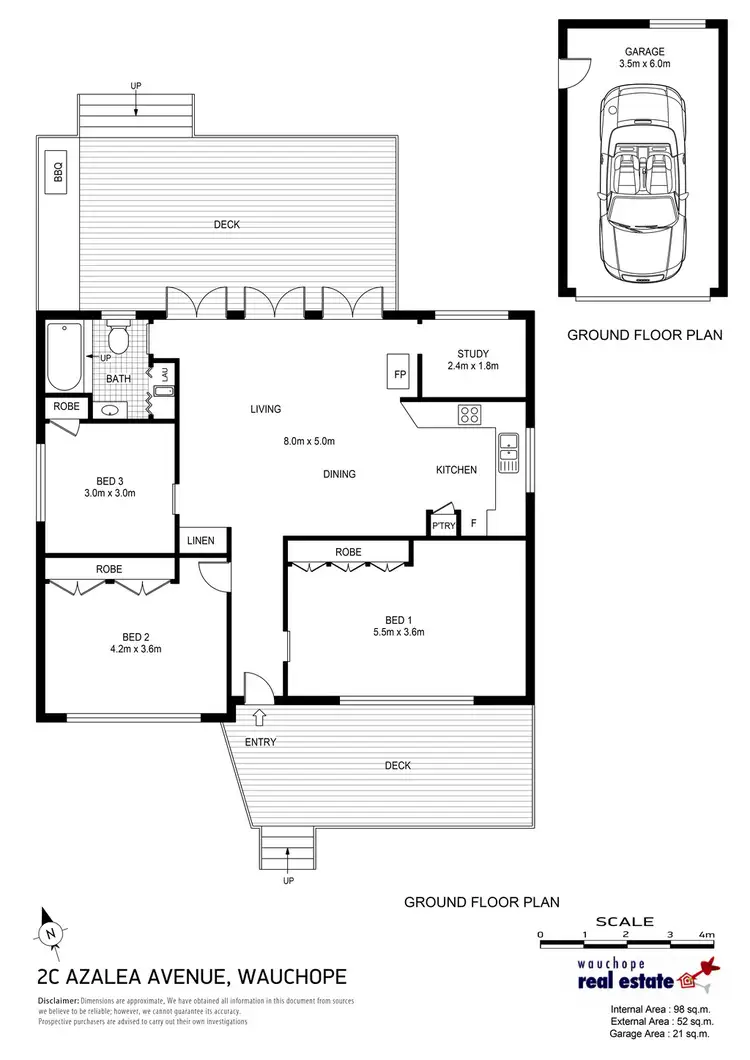 Floorplan of Homely house listing, 2C Azalea Avenue, Wauchope NSW 2446