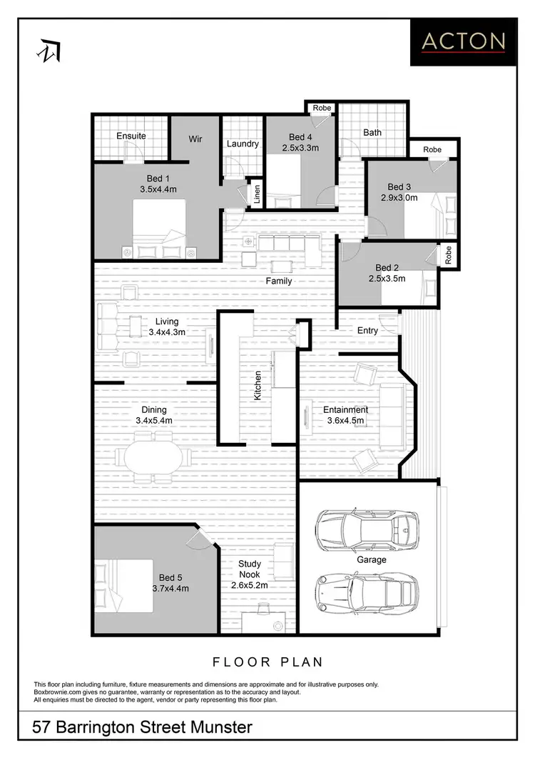 Floorplan of Homely house listing, 57 Barrington Street, Munster WA 6166