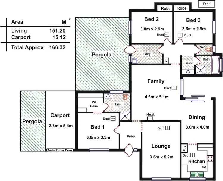 Floorplan of Homely house listing, 15 Cork Road, Gawler East SA 5118