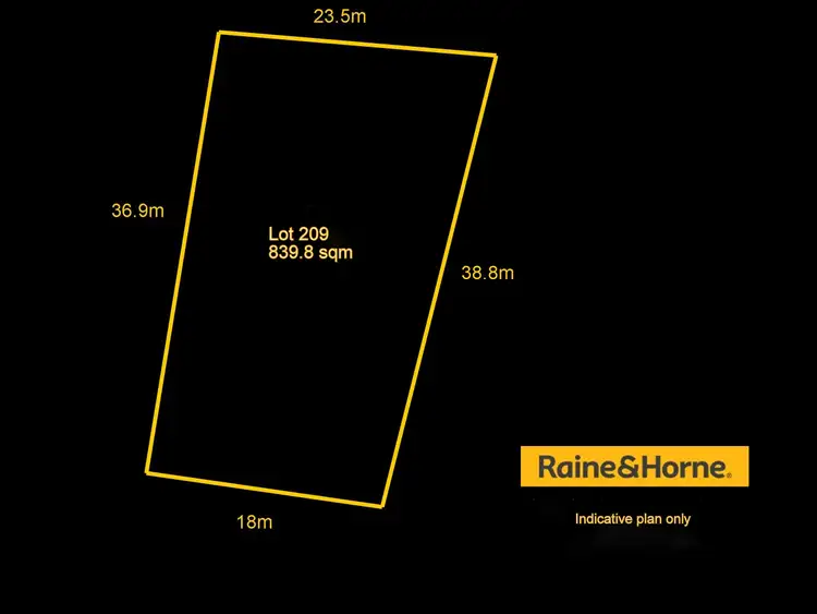 Floorplan of Homely land listing, Lot 209 Beechwood Road, Beechwood NSW 2446