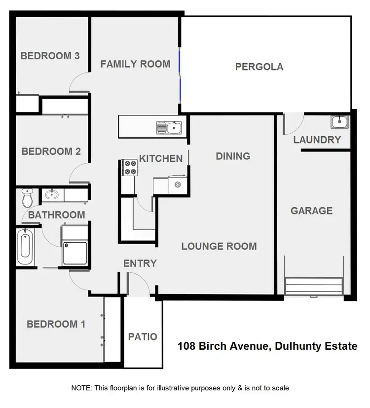 Floorplan of Homely house listing, 108 Birch Avenue, Dubbo NSW 2830
