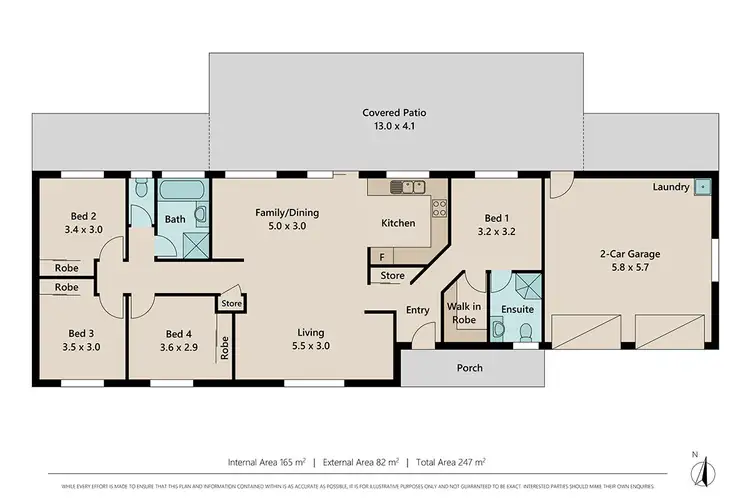 Floorplan of Homely house listing, 10 Mailmans Track, Draper QLD 4520