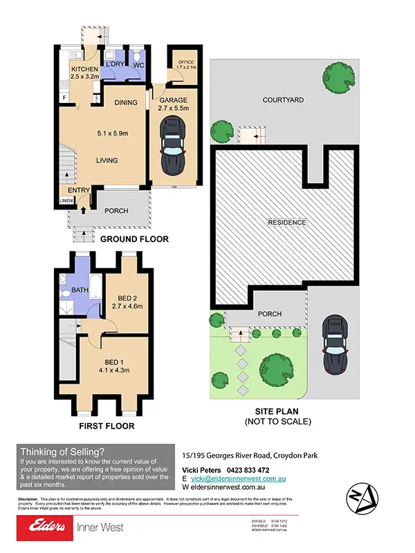 Floorplan of Homely townhouse listing, 15/195 Georges River Rd, Croydon Park NSW 2133