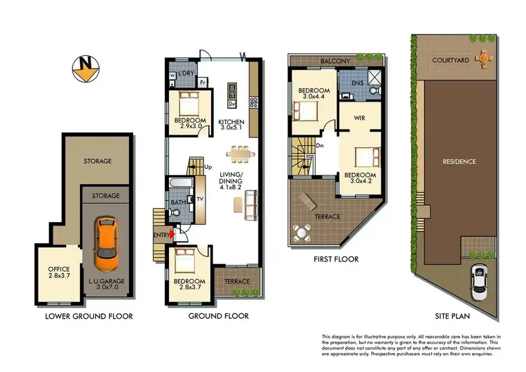 Floorplan of Homely house listing, 64 Edward Street, Bondi NSW 2026