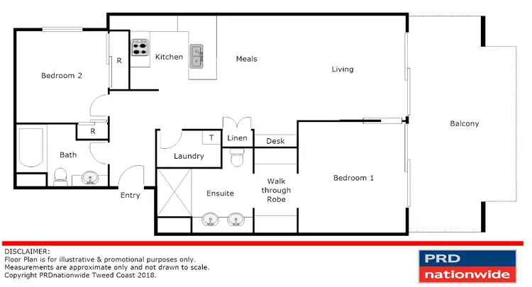 Floorplan of Homely apartment listing, 27/40-48 Kamala Crescent, Casuarina NSW 2487