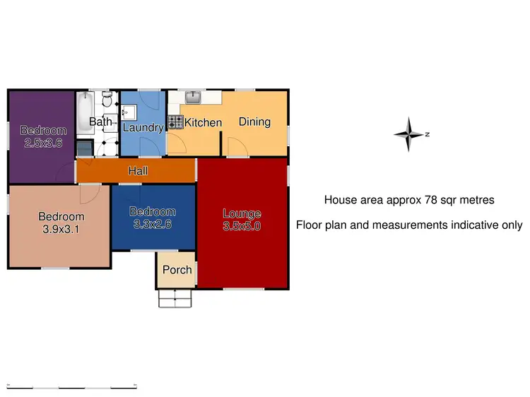 Floorplan of Homely house listing, 1 Cawana Place, Orange NSW 2800