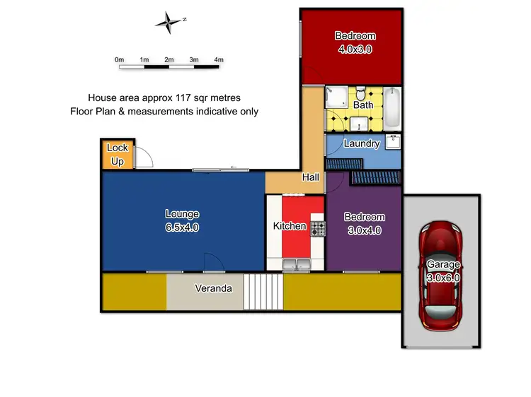 Floorplan of Homely unit listing, 18/222 Dalton Street, Orange NSW 2800