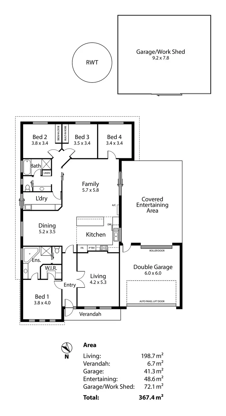 Floorplan of Homely house listing, 20 Glenalbyn Close, Strathalbyn SA 5255