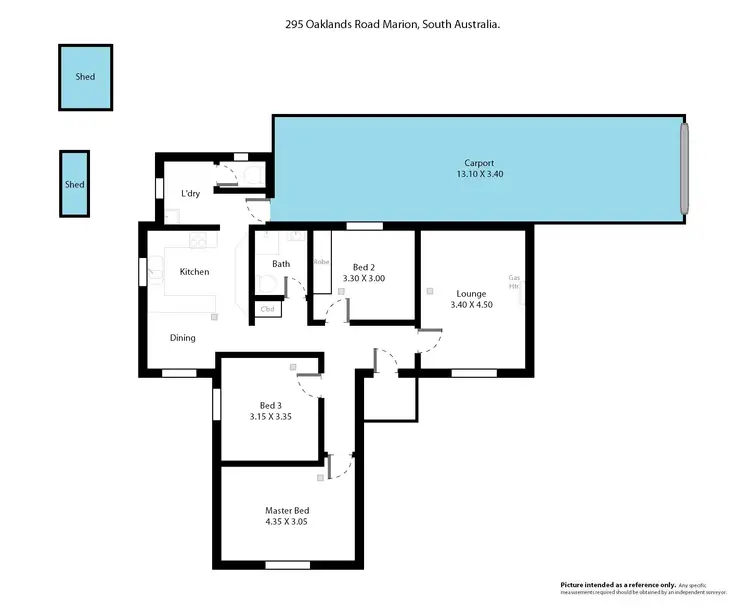 Floorplan of Homely house listing, 295 Oaklands Road, Marion SA 5043