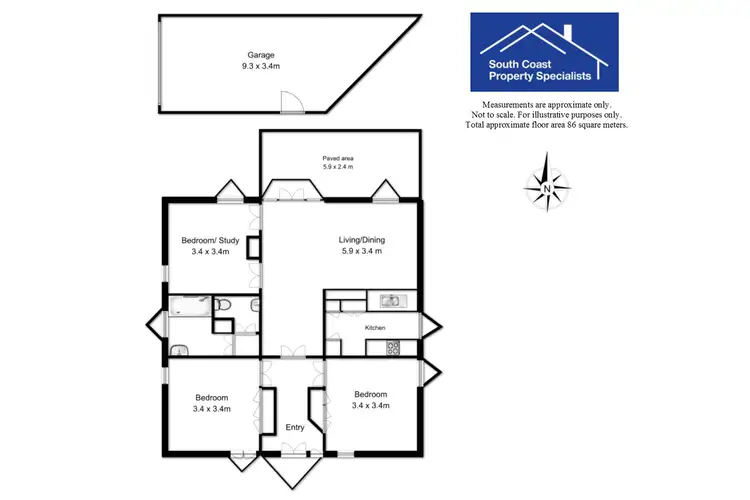 Floorplan of Homely house listing, 2 Tinarra Close, Lilli Pilli NSW 2536