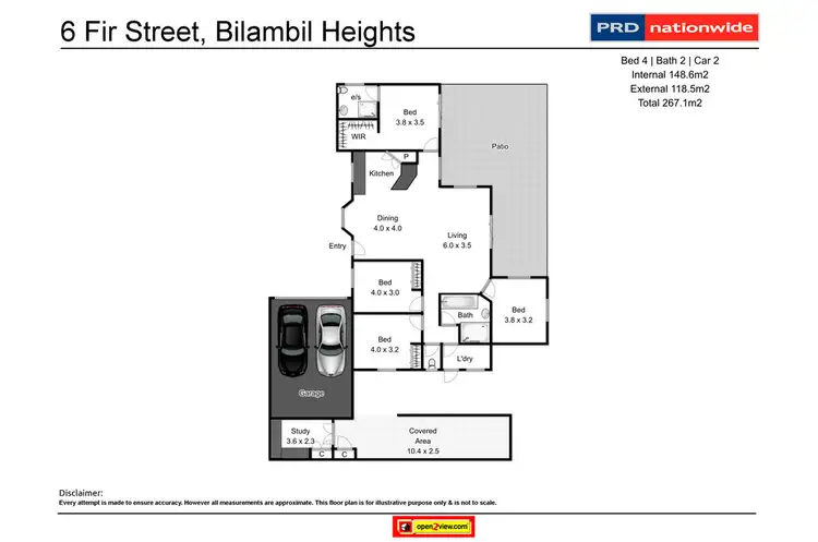 Floorplan of Homely house listing, 6 Fir Street, Bilambil Heights NSW 2486