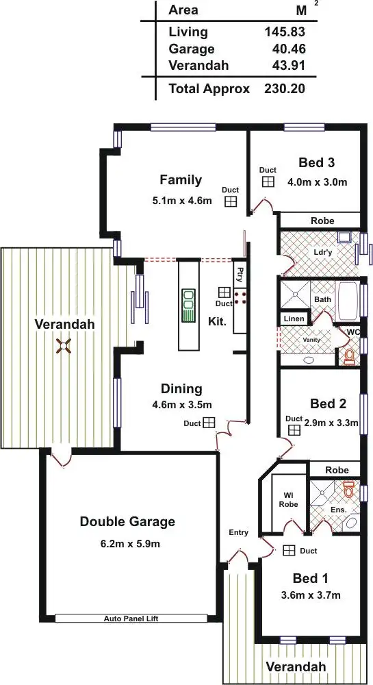 Floorplan of Homely house listing, 3 Wallaby Street, Munno Para West SA 5115