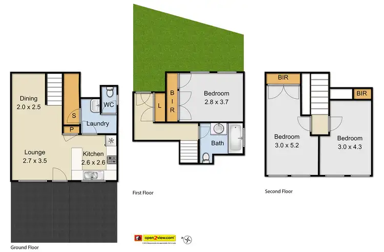 Floorplan of Homely townhouse listing, 4/9 Gauss Place, Tregear NSW 2770