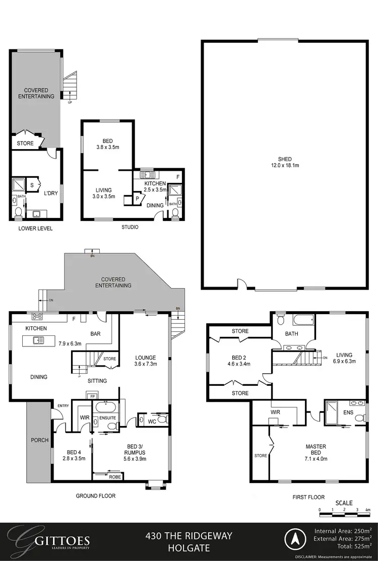 Floorplan of Homely rural property listing, 430 The Ridgeway, Holgate NSW 2250