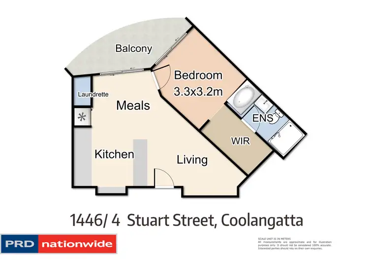 Floorplan of Homely apartment listing, 1446/6 Stuart St, Tweed Heads NSW 2485
