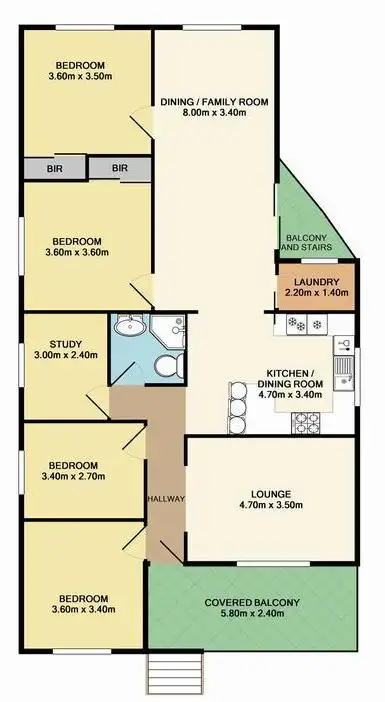Floorplan of Homely house listing, 48 Anthony Crescent, Kingswood NSW 2747