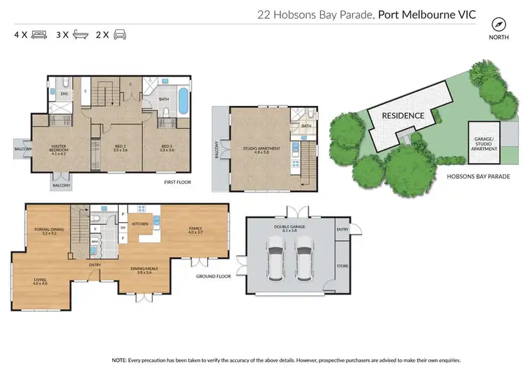 Floorplan of Homely house listing, 22 Hobsons Bay Parade, Port Melbourne VIC 3207