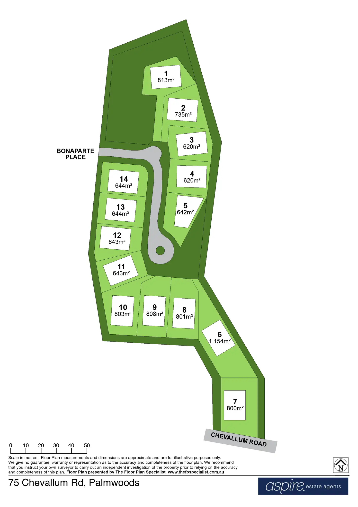 Floorplan of Homely land listing, 75 Chevallum Road, Palmwoods QLD 4555