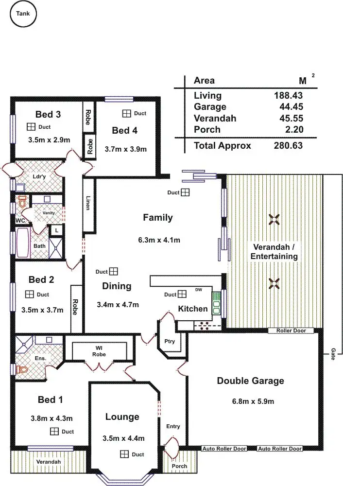 Floorplan of Homely house listing, 9 Grovermann Street, Williamstown SA 5351