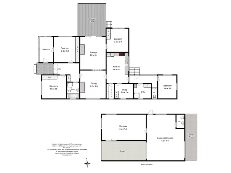 Floorplan of Homely house listing, 1 Clarke Street, Ulverstone TAS 7315