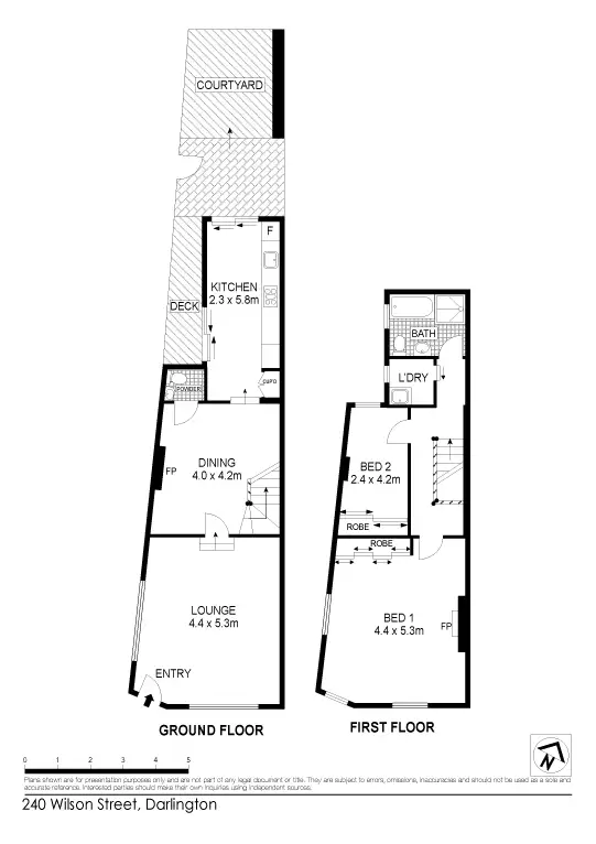 Floorplan of Homely house listing, 240 Wilson Street, Darlington NSW 2008