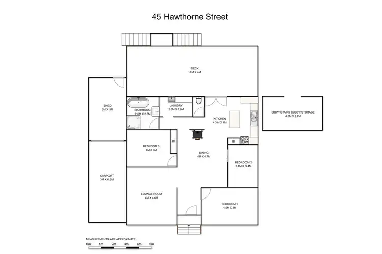 Floorplan of Homely house listing, 45 Hawthorne Street, South Grafton NSW 2460