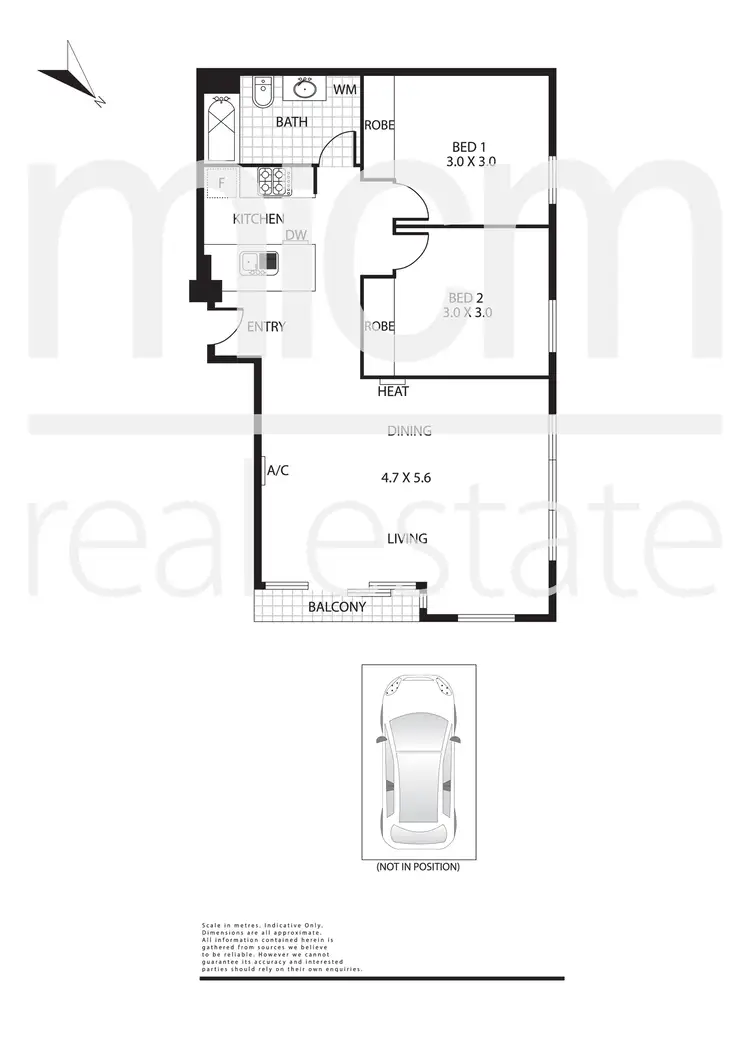Floorplan of Homely apartment listing, 78/416 St Kilda Road, Melbourne VIC 3004
