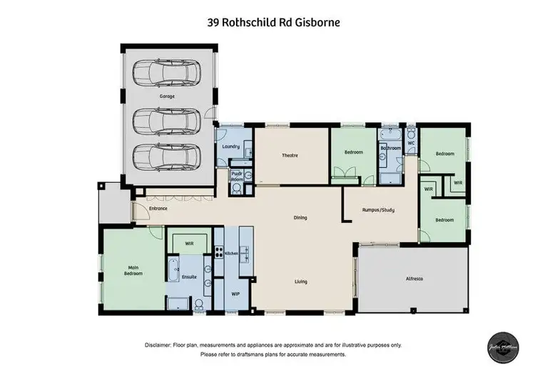 Floorplan of Homely house listing, 39 Rothschild Road, Gisborne VIC 3437