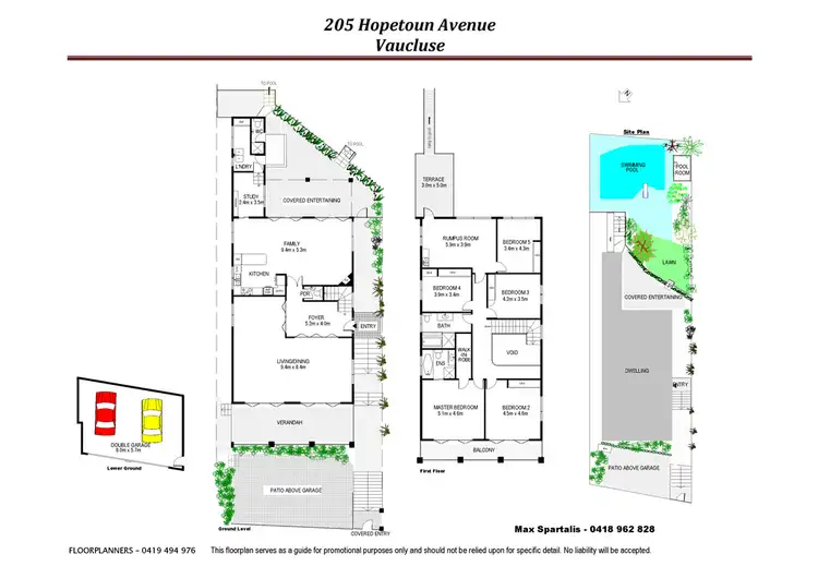 Floorplan of Homely house listing, 205 Hopetoun Avenue, Vaucluse NSW 2030