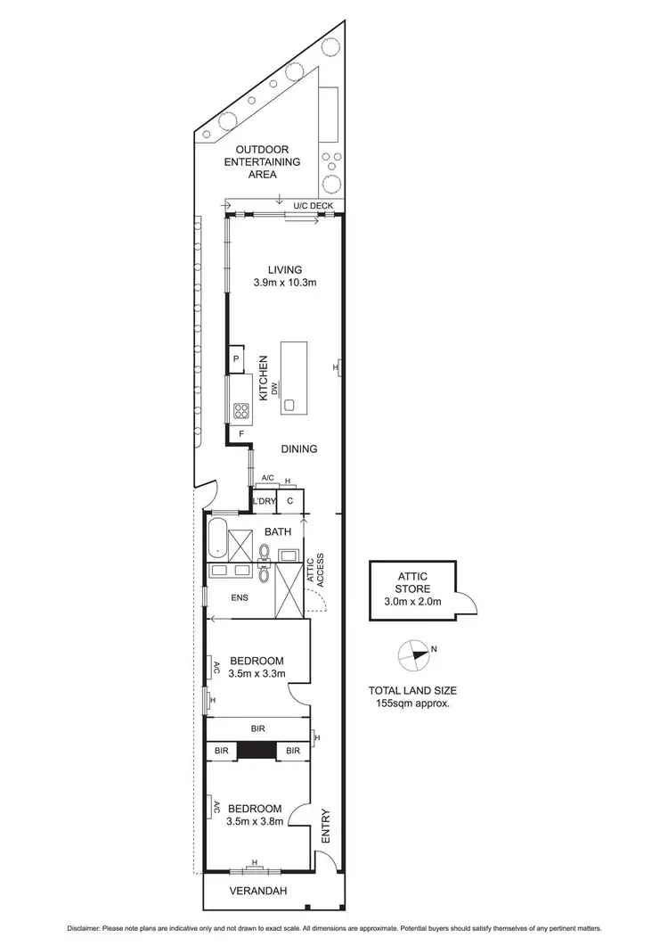 Floorplan of Homely house listing, 201 Pickles St, Port Melbourne VIC 3207
