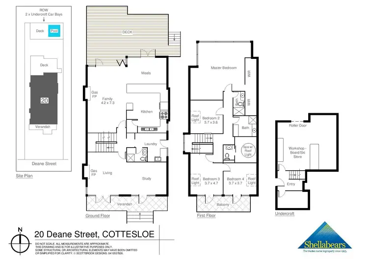 Floorplan of Homely house listing, 20 Deane Street, Cottesloe WA 6011