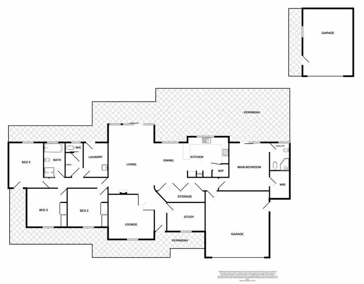 Floorplan of Homely house listing, 11 Bower Bird Close, Vacy NSW 2421