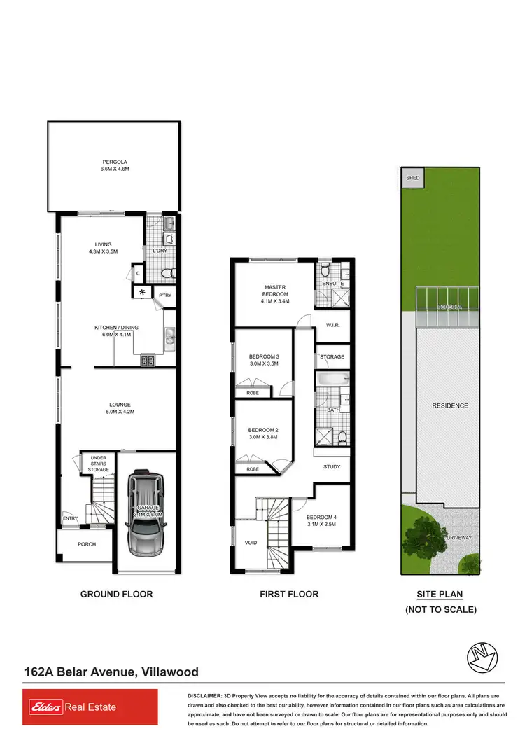 Floorplan of Homely semi-detached listing, 162a Belar Avenue, Villawood NSW 2163
