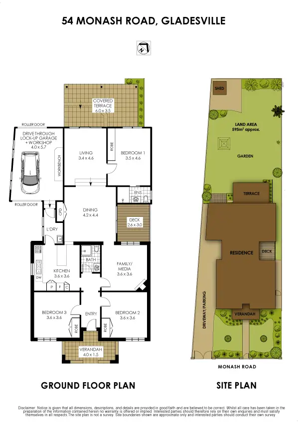 Floorplan of Homely house listing, 54 Monash Road, Gladesville NSW 2111