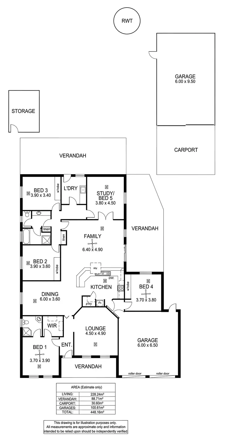 Floorplan of Homely house listing, 25 Berrysmith Drive, Strathalbyn SA 5255