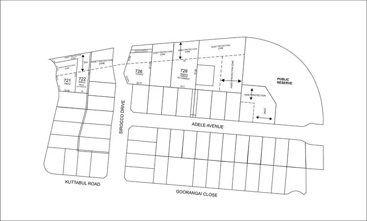 Floorplan of Homely land listing, Lot 721 Eagles Nest Estate, Johns Road, Wadalba NSW 2259