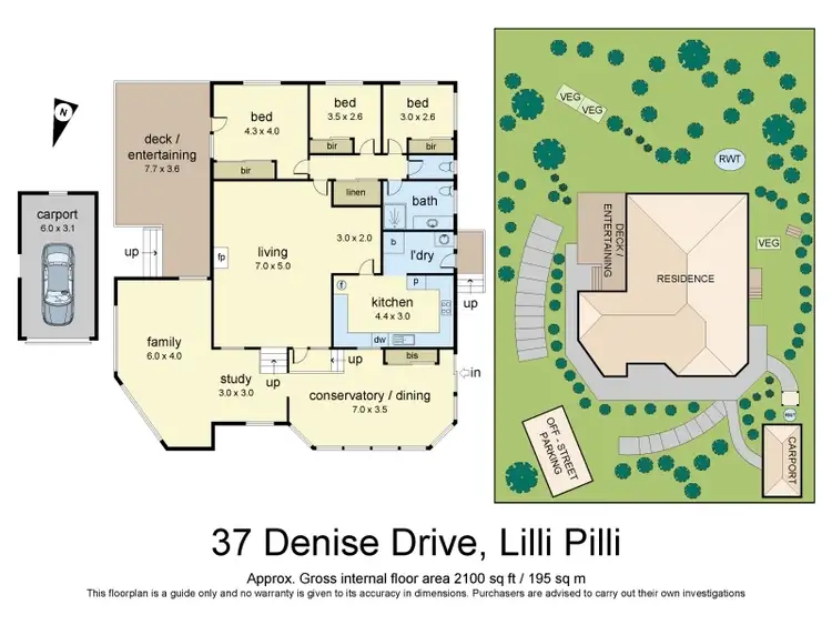 Floorplan of Homely house listing, 37 Denise Drive, Lilli Pilli NSW 2536