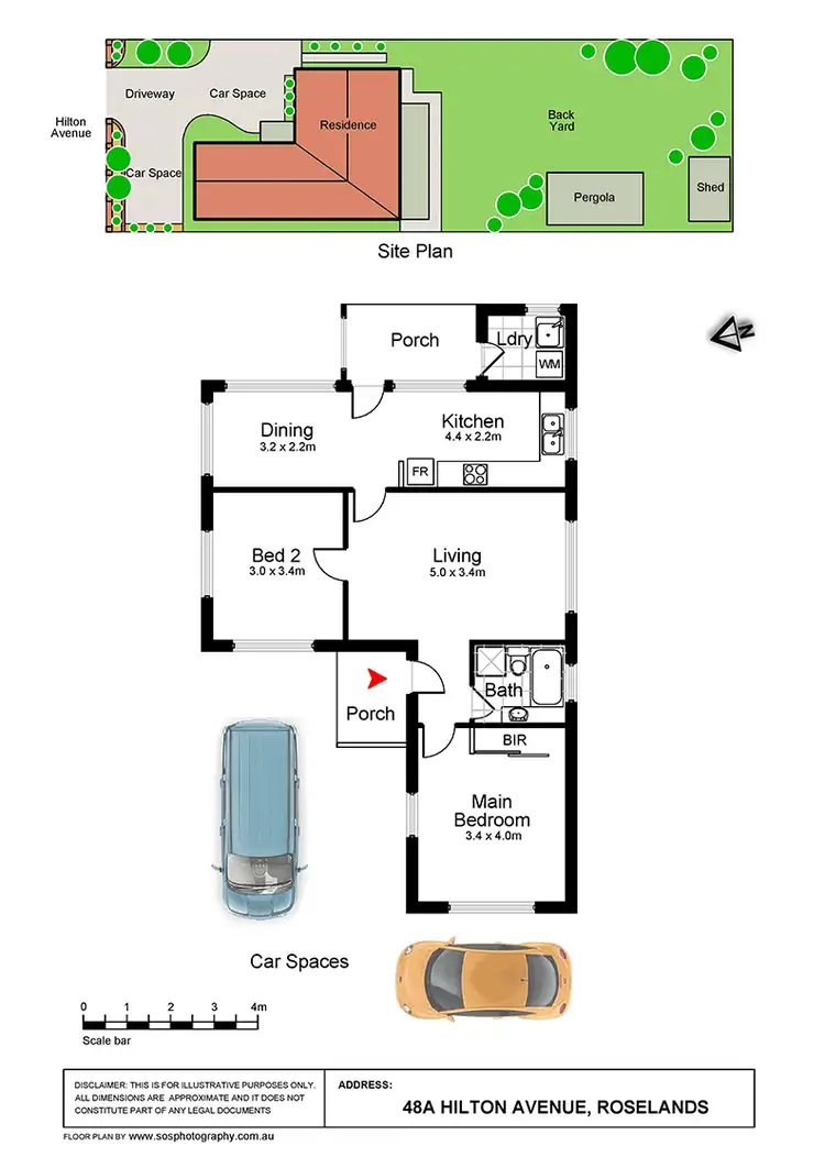 Floorplan of Homely house listing, 48A Hilton Avenue, Roselands NSW 2196