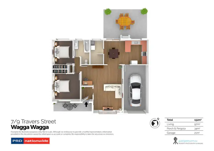 Floorplan of Homely unit listing, 7/9 Travers Street, Wagga Wagga NSW 2650
