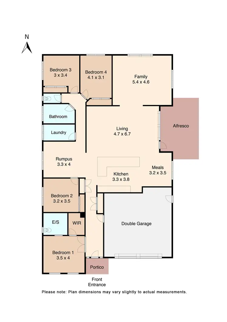 Floorplan of Homely house listing, 9 Rampling Way, Nerrina VIC 3350