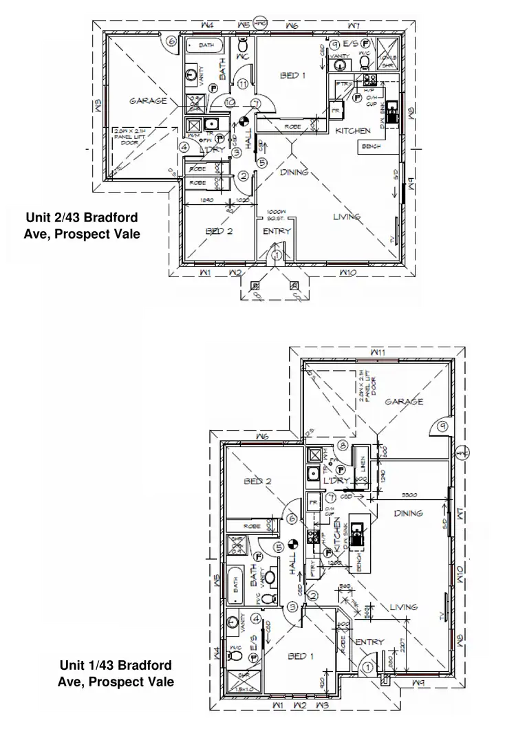 Floorplan of Homely unit listing, 2/43 Bradford Avenue, Prospect Vale TAS 7250